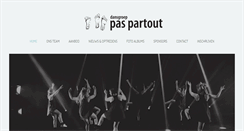 Desktop Screenshot of dansschoolpaspartout.be