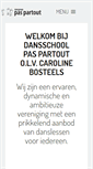 Mobile Screenshot of dansschoolpaspartout.be